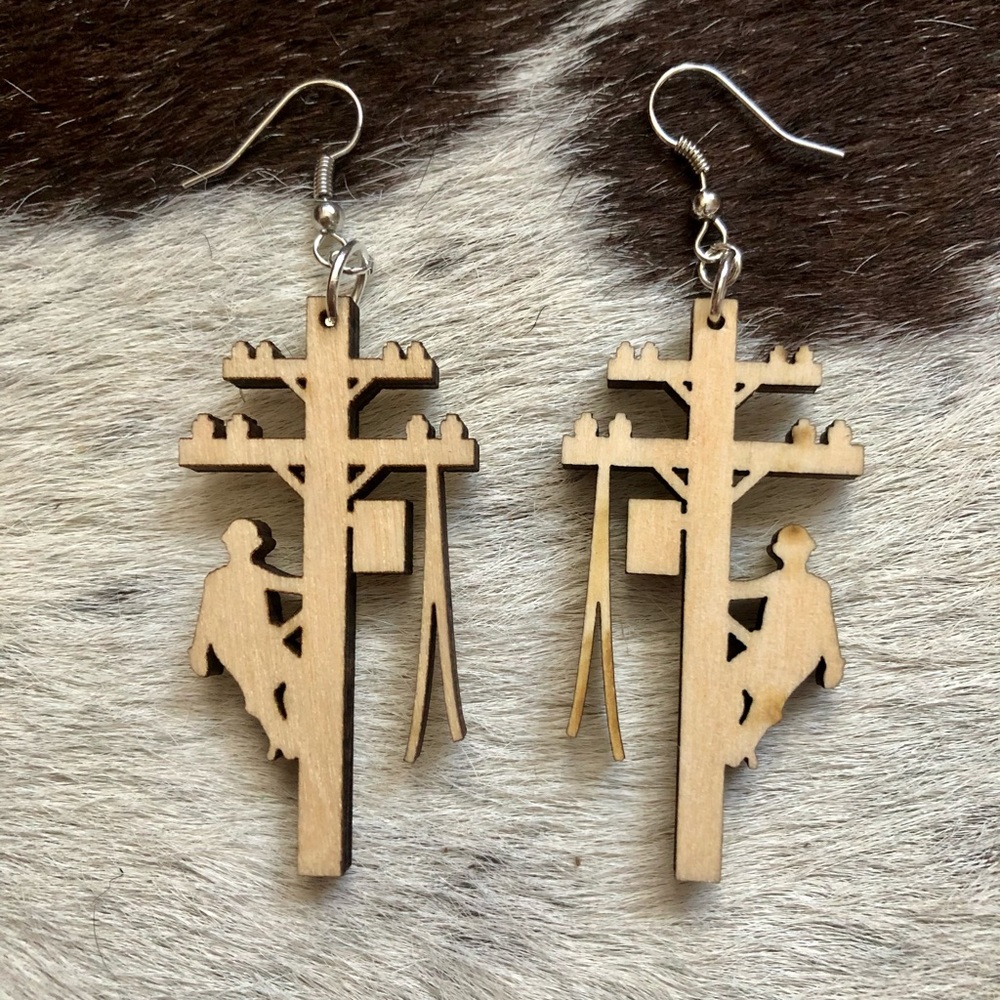 Lineman earrings